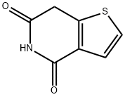噻吩并[3,2-C]吡啶-4,6(5H,7H)-二酮, 105508-56-3, 结构式