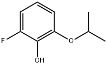 2-Fluro-6-isopropoxyphenol 结构式