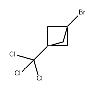Bicyclo[1.1.1]pentane, 1-bromo-3-(trichloromethyl)- Struktur