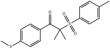 1-Propanone, 2-methyl-2-[(4-methylphenyl)sulfonyl]-1-[4-(methylthio)phenyl]-|2-甲基-2-[(4-甲基苯基)磺酰基]-1-[4-(甲硫基)苯基]-1-丙酮