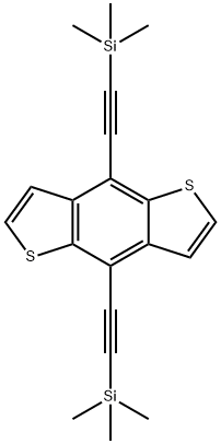 三异丙基硅炔基BDT 结构式