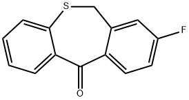 Dibenzo[b,e]thiepin-11(6H)-one, 8-fluoro- Structure