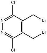 Pyridazine, 4,5-bis(bromomethyl)-3,6-dichloro- Structure
