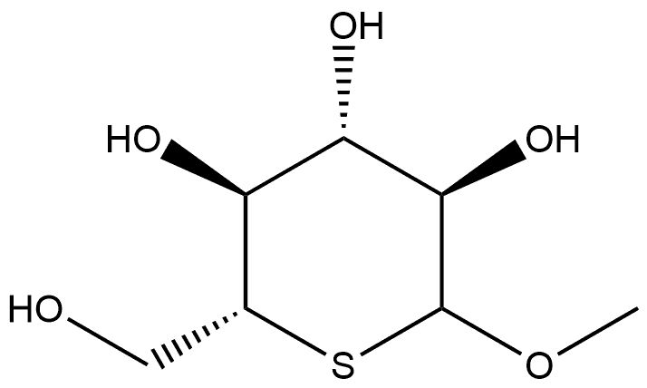 Glucopyranoside, methyl 5-thio-, D- (8CI) Structure
