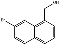 1-Naphthalenemethanol, 7-bromo- Struktur