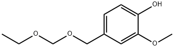 Phenol, 4-[(ethoxymethoxy)methyl]-2-methoxy- Structure