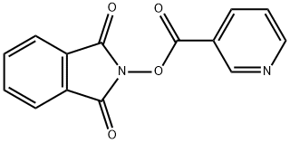 3-Pyridinecarboxylic acid, 1,3-dihydro-1,3-dioxo-2H-isoindol-2-yl ester Structure
