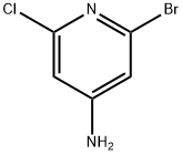 2-bromo-6-chloropyridin-4-amine Struktur