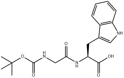 Tryptophan, N-(N-carboxyglycyl)-, N-tert-butyl ester (6CI,7CI) 化学構造式