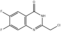 2-(chloromethyl)-6,7-difluoro-3,4-dihydroquinazolin-4-one Structure