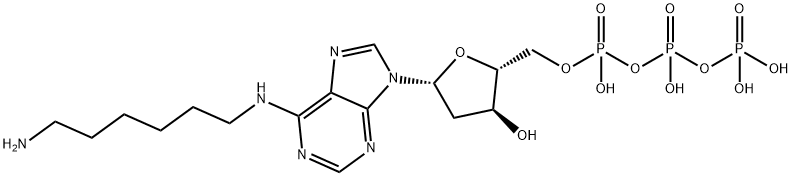 N6-(6-Amino)hexyl-dATP Structure