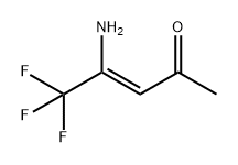 (Z)-4-氨基-5,5,5-三氟-3-戊烯-2-酮 结构式