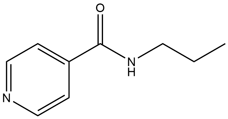 N-Propyl-4-pyridinecarboxamide 结构式