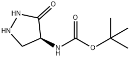 Carbamic acid, (3-oxo-4-pyrazolidinyl)-, 1,1-dimethylethyl ester, (S)- (9CI) Struktur