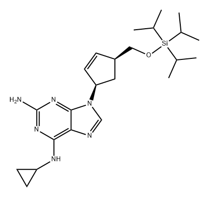9H-Purine-2,6-diamine, N6-cyclopropyl-9-[(1R,4S)-4-[[[tris(1-methylethyl)silyl]oxy]methyl]-2-cyclopenten-1-yl]-