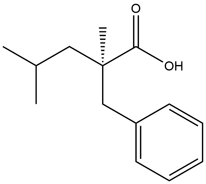 (R)-2-苯甲基-2,4-二甲基戊酸, 1068602-62-9, 结构式