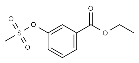 Benzoic acid, 3-[(methylsulfonyl)oxy]-, ethyl ester