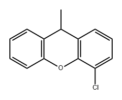 9H-Xanthene, 4-chloro-9-methyl- Struktur