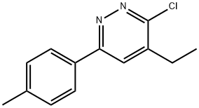 3-chloro-4-ethyl-6-(4-methylphenyl)-Pyridazine 结构式
