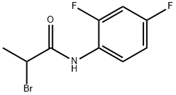 Propanamide, 2-bromo-N-(2,4-difluorophenyl)- Struktur