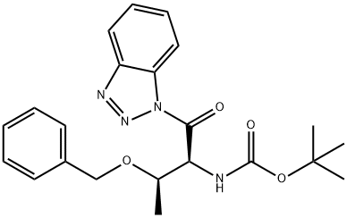Carbamic acid, N-[(1S,2R)-1-(1H-benzotriazol-1-ylcarbonyl)-2-(phenylmethoxy)propyl]-, 1,1-dimethylethyl ester