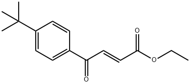 2-Butenoic acid, 4-[4-(1,1-dimethylethyl)phenyl]-4-oxo-, ethyl ester, (2E)- Structure
