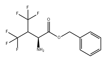 Valine, 4,4,4,4',4',4'-hexafluoro-, phenylmethyl ester (9CI) Structure