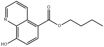 n-butyl 8-hydroxyquinoline-5-carboxylate 结构式