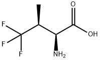 L-Valine, 4,4,4-trifluoro-, (3S)- Struktur