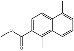 Methyl 1,5-dimethyl-2-naphthoate 化学構造式