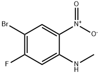 4-Bromo-5-fluoro-N-methyl-2-nitroaniline 结构式