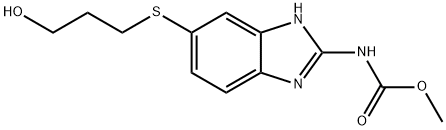 Hydroxyalbendazole 化学構造式