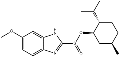 1H-Benzimidazole-2-sulfinic acid, 6-methoxy-, (1R,2S,5R)-5-methyl-2-(1-methylethyl)cyclohexyl ester