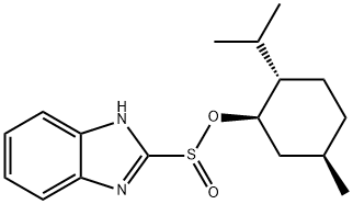 1H-Benzimidazole-2-sulfinic acid, (1R,2S,5R)-5-methyl-2-(1-methylethyl)cyclohexyl ester