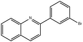Quinoline, 2-(3-bromophenyl)- Struktur