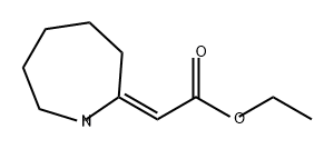 Acetic acid, (hexahydro-2H-azepin-2-ylidene)-, ethyl ester, (2E)- (9CI)