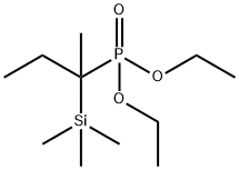 Phosphonic acid, [1-methyl-1-(trimethylsilyl)propyl]-, diethyl ester (9CI)