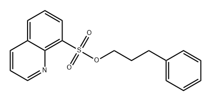 8-Quinolinesulfonic acid, 3-phenylpropyl ester Structure