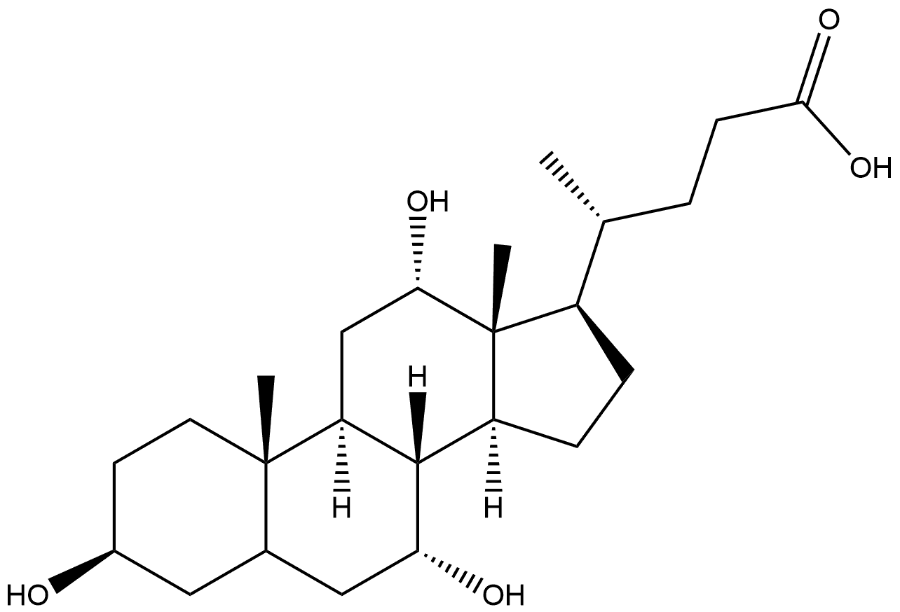 3Β-胆酸, 1083229-47-3, 结构式