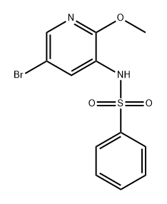 Benzenesulfonamide, N-(5-bromo-2-methoxy-3-pyridinyl)-