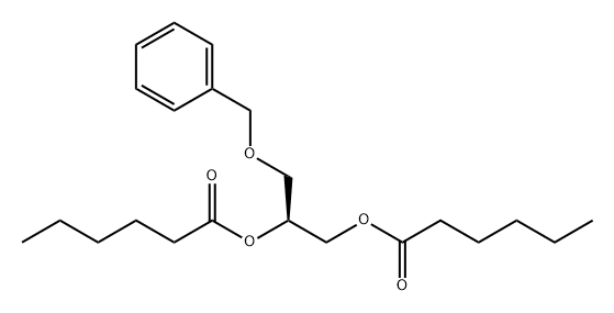 Hexanoic acid, (1S)-1-[[(1-oxohexyl)oxy]methyl]-2-(phenylmethoxy)ethyl ester