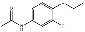 Acetamide, N-(3-chloro-4-ethoxyphenyl)- Struktur