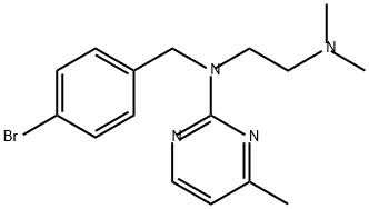 1,2-Ethanediamine, N1-[(4-bromophenyl)methyl]-N2,N2-dimethyl-N1-(4-methyl-2-pyrimidinyl)- Structure