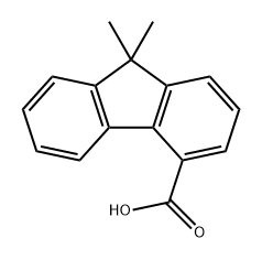 9,9-二甲基-9H-芴-4-羧酸, 108842-64-4, 结构式