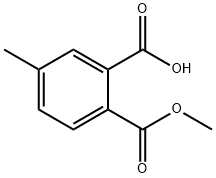 2-(Methoxycarbonyl)-5-methylbenzoic acid Structure