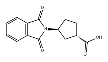 Cyclopentanecarboxylic acid, 3-(1,3-dihydro-1,3-dioxo-2H-isoindol-2-yl)-, (1S-trans)- (9CI)
