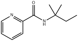 N-(2-甲基丁-2-基)吡啶-2-甲酰胺, 1090645-34-3, 结构式