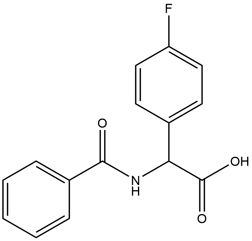 Benzeneacetic acid, α-(benzoylamino)-4-fluoro-