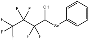 1-Butanol, 2,2,3,3,4,4,4-heptafluoro-1-(phenylseleno)- Structure
