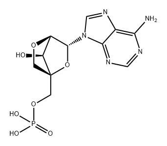 5'-Adenylic acid, 2'-O,4'-C-methylene- Struktur